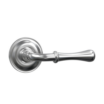 Levier de passage Bravura 931-0 Huntsville sur rose ronde traditionnelle en nickel satiné