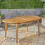 Chic table en bois pour la vie en plein air - ajoute un look avec la construction offre une base stable