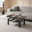Table basse en verre trempé noir-1542445091