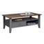 Pierro Solid Wood Four Leg Coffee Table with Storage
