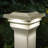 Low Voltage Solar Powered Integrated LED Fence Post Cap Light 4 In. X 4 In.-9809752