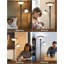 Lampe sur pied de 71 po de hauteur pour salon, lampe sur pied avec lampe de lecture pour bureau de chambre à coucher, ampoule incluse