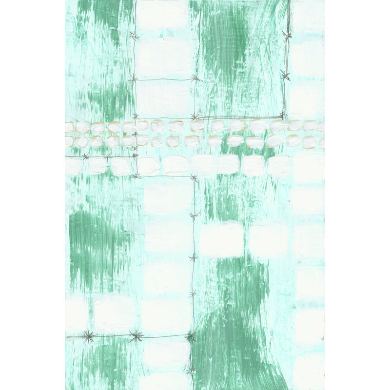 Nouveau Floral Design II - Wrapped Canvas Print, 46cm H x 30cm W x 3.8cm D