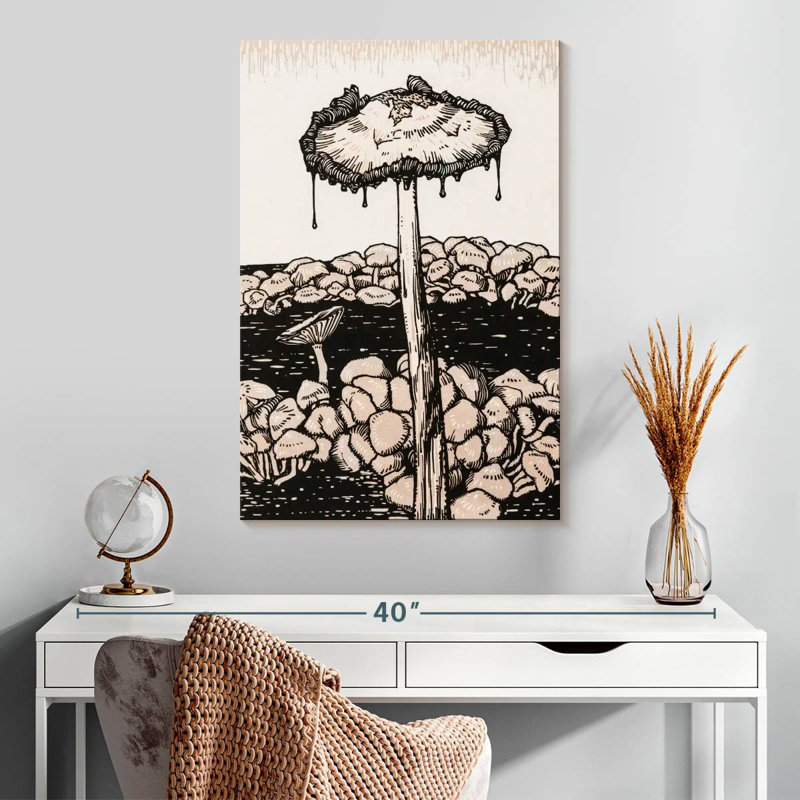 Yarlin Dripping Mushroom, 30" H x 20" W