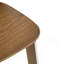 Tabouret de bar d'intérieur en bois Pari, finition noyer, ensemble de 2