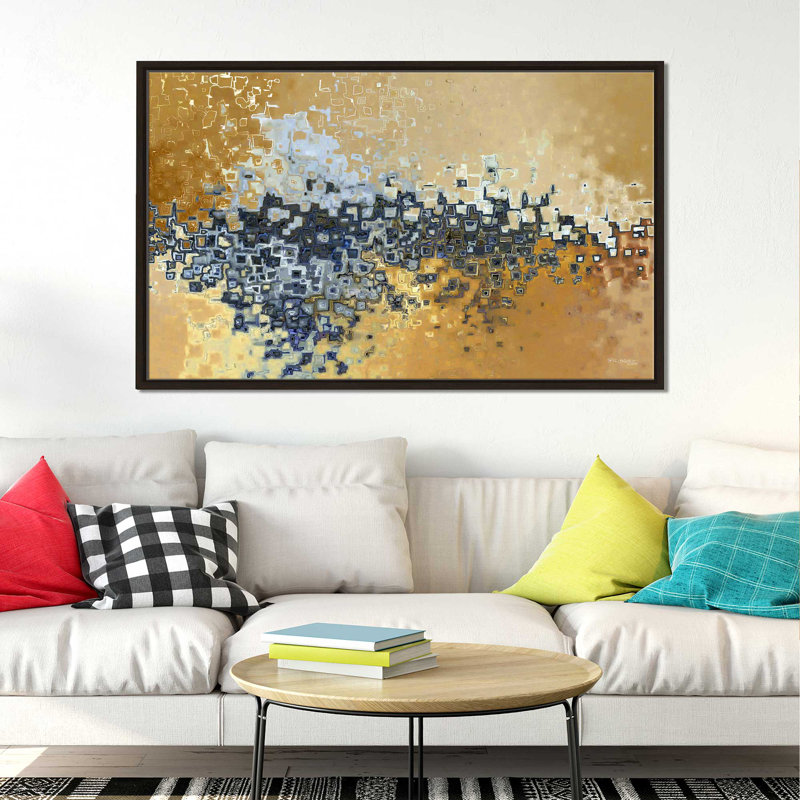 «God Complêtes What He Starts», reproduction d'impression sur toile encadrée, H 27,5 po x l 43,5 po x P 2 po