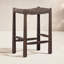 Savio Outdoor Stool-Dark Textured Woven-Counter-1073696835-1073696834