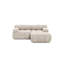2 Seater Velvet Sofa & Chaise