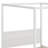 Wood Canopy Platform Bed-534843664