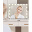 Denas Metal Rectangle Mirror with Hooks