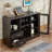 Espresso Finish Wine Cabinet III