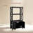 Bathroom Storage Cabinet With Open Shelves & Double Doors Modern Storage Organizer-106952691