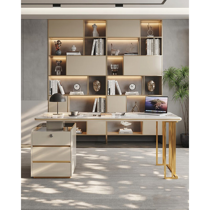Table de réception légère et luxueuse, H 29,53 po x l 62,99 po x P 27,56 po
