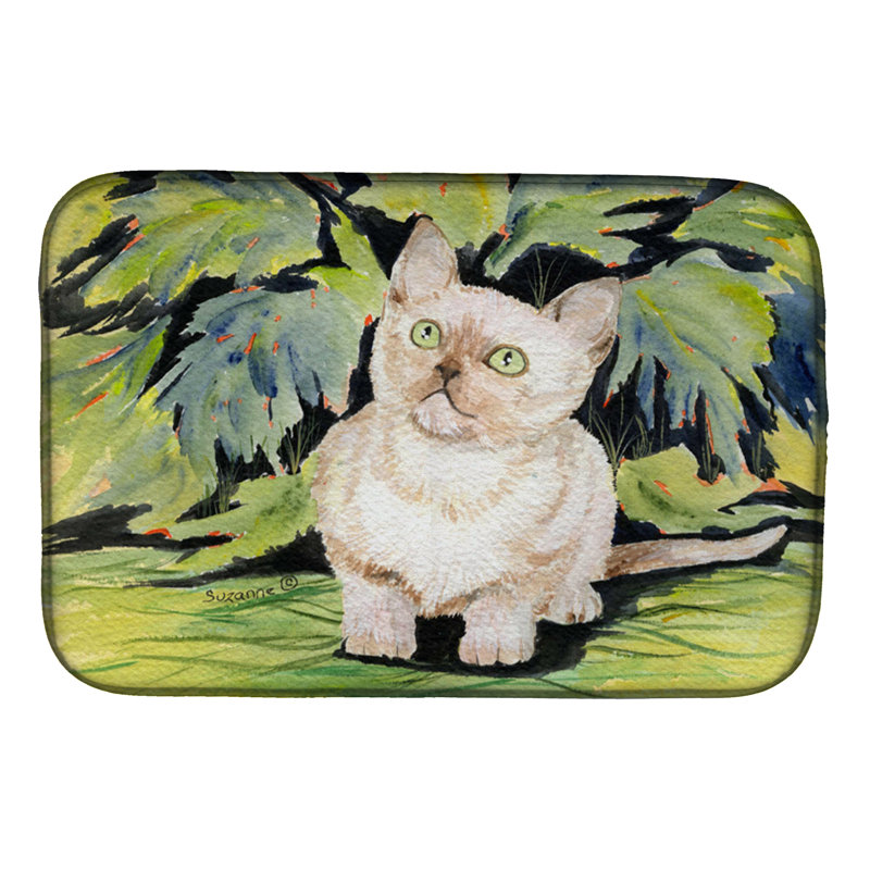 Tapis de séchage cat-burmese