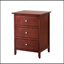 Table de chevet transitionnelle pour chambre à coucher