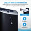 Machine à glaçons de comptoir de 26 lb avec machine autonettoyante et remplissable Newic