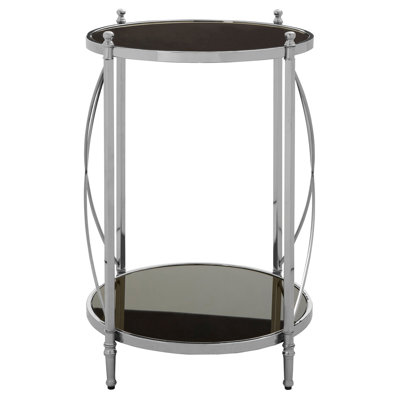Cleghorn Glass Top Side Table