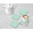 Cork Agate Ceramic Jute Leather Crystal Square Round 4 Piece Coaster Set-62742053