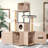 Multi - Level Cat Tree With Hidden Litter Box  Spacious, Multiple Resting Spots, Scratching Posts, Blend Of Function And Style