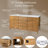 Celine 72 In Double Sink Bathroom Vanity With Quartz Top, Natural-1684158087