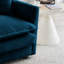 Canapé modulaire avec chenille bleue et tissu progressif réversible - Confort respirant