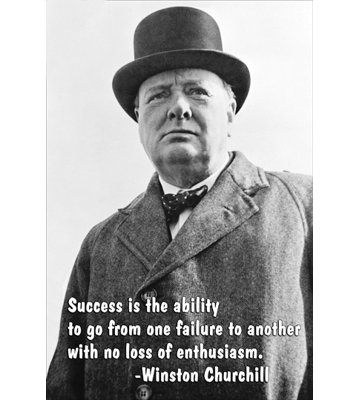 Winston Churchill - Wrapped Canvas Graphic Art