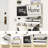 Farmhouse Wall Keychain With Mail Organizer