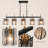 5-Light Gold Kitchen Island Pendant