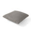 Housses de coussin décoratif décoratives en velours côtelé gris clair avec insertions-102345301