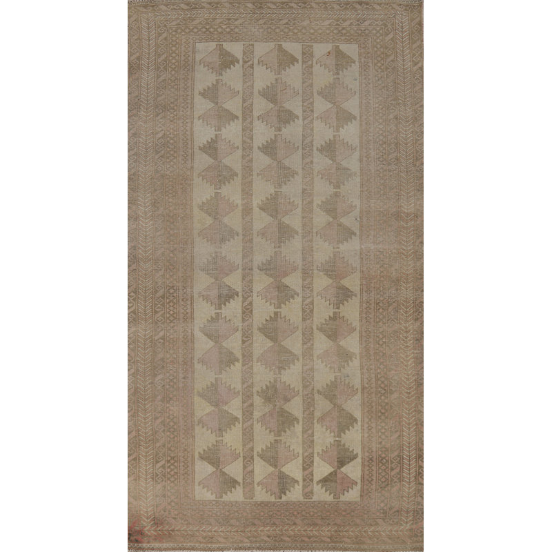 Tapis de couloir oriental géométrique 3 x 7
