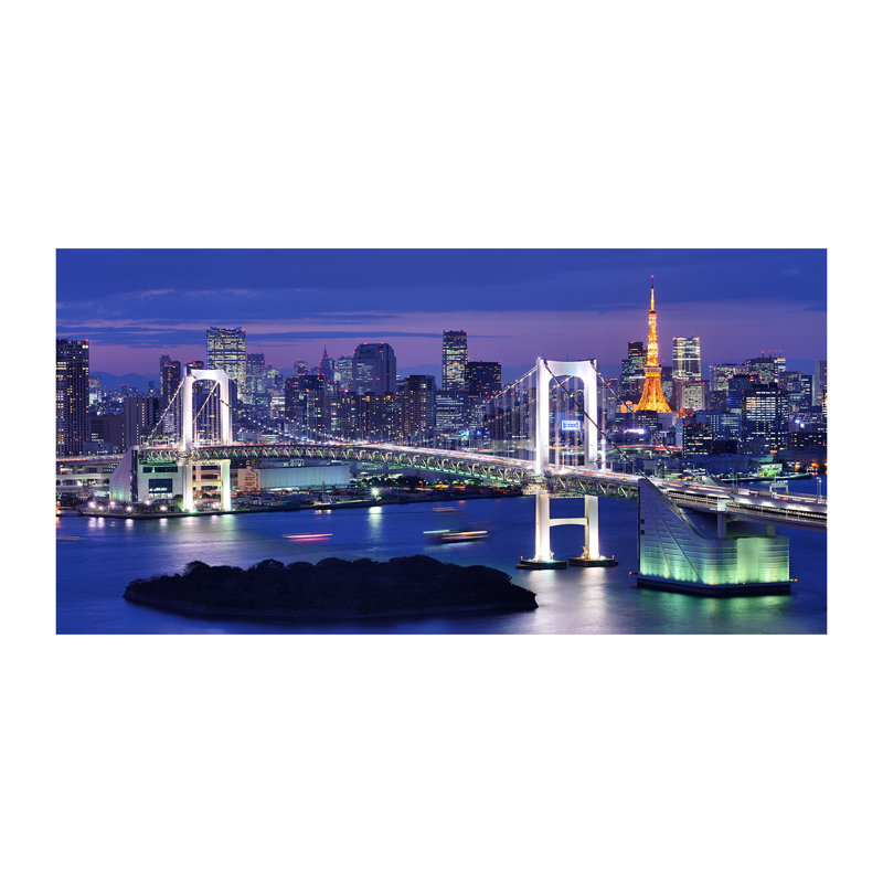 Bridge In Tokyo - Wrapped Canvas Print