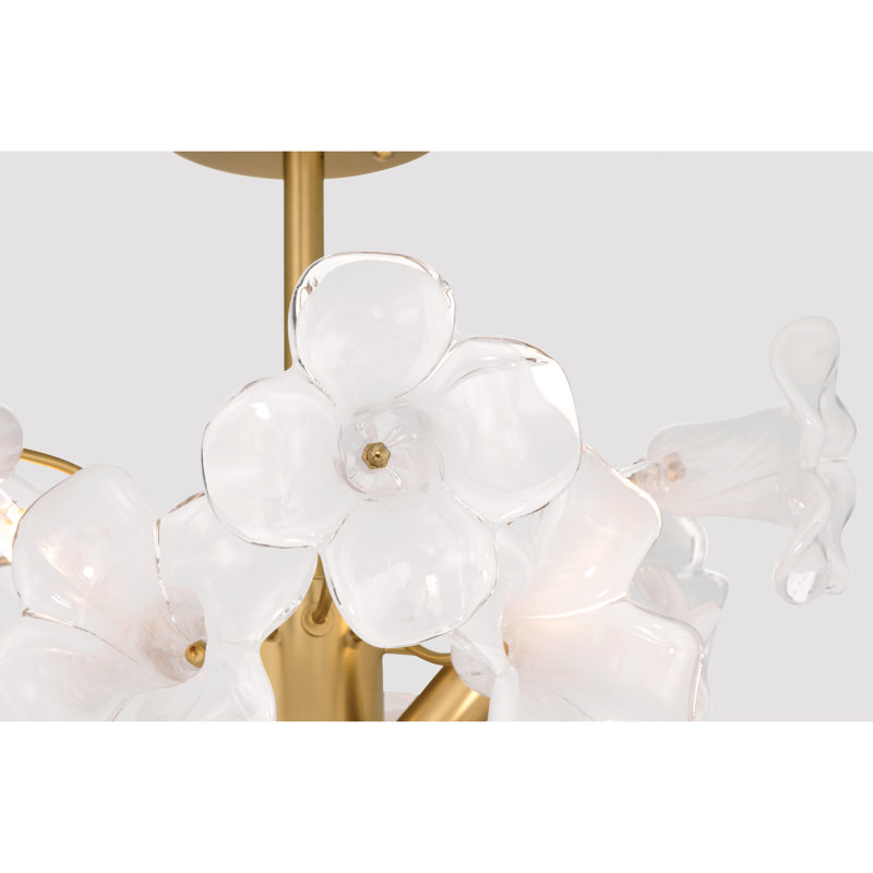 Plafonnier semi-encastré 3 lumières 16,75 po Bloome