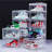 Clear Acrylic Plastic Shoe Storage Boxes, Stackable Foldable Drop Front Design With Lids, Space-Saving Shoe Organizer