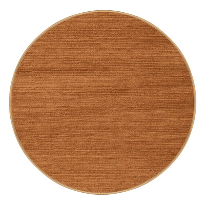 Tapis brun uni lavable à la machine