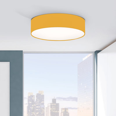 Parvin Fabric LED Flush Mount