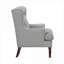 Revêtement en tissu de polyester gris classique pour siège simple