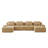 153" Modern U-Shaped Modular Sectional Sofa-128940776