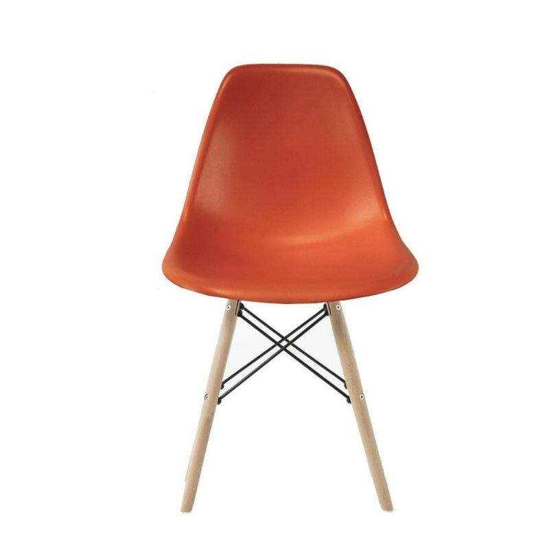 Eghard 17.5'' H Side Chair, Orange