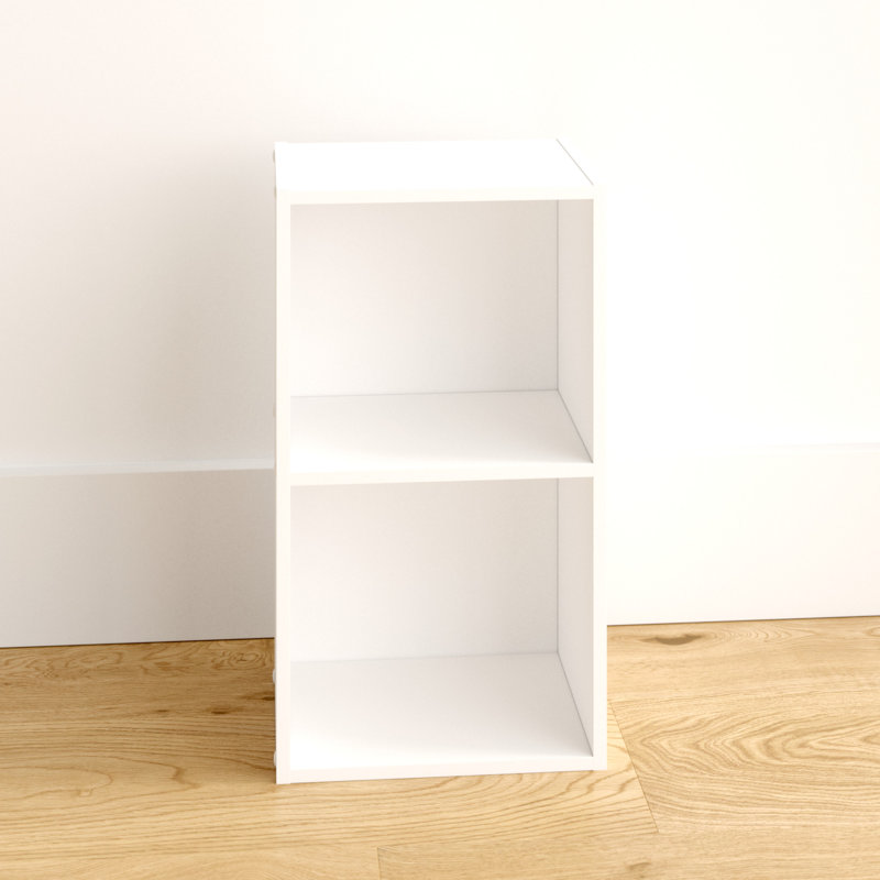 Swarna 53.6cm H x 30cm W Standard Bookcase, White