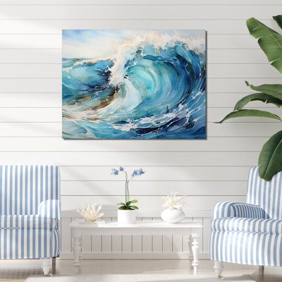 " Blue Wave Ocean Storm I "