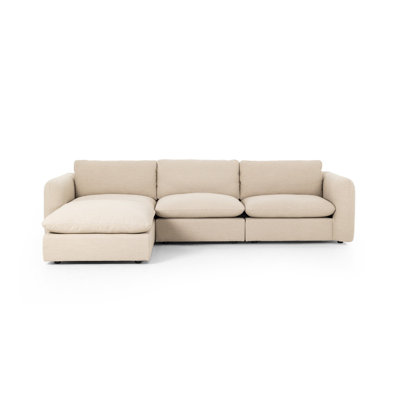 Margorie Upholstered Reversible Chaise L-Sectional