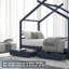 Weatherholt Single (3') 2 Drawer House Beds-191408206