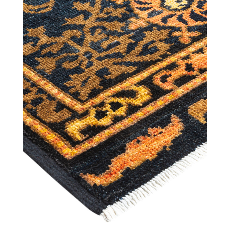 Contemporary One-of-a-Kind 6' 5" X 8' 10" Hand Knotted Area Rug