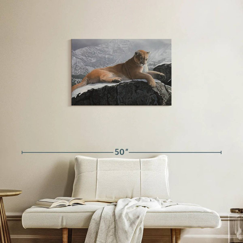Brampt Alpine Hunter, 20" H x 30" W