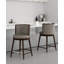 Tabouret de comptoir rembourré Evalyn-88815246-88815223