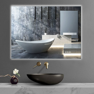 Miroir suspendu de salle de bain Addasyn