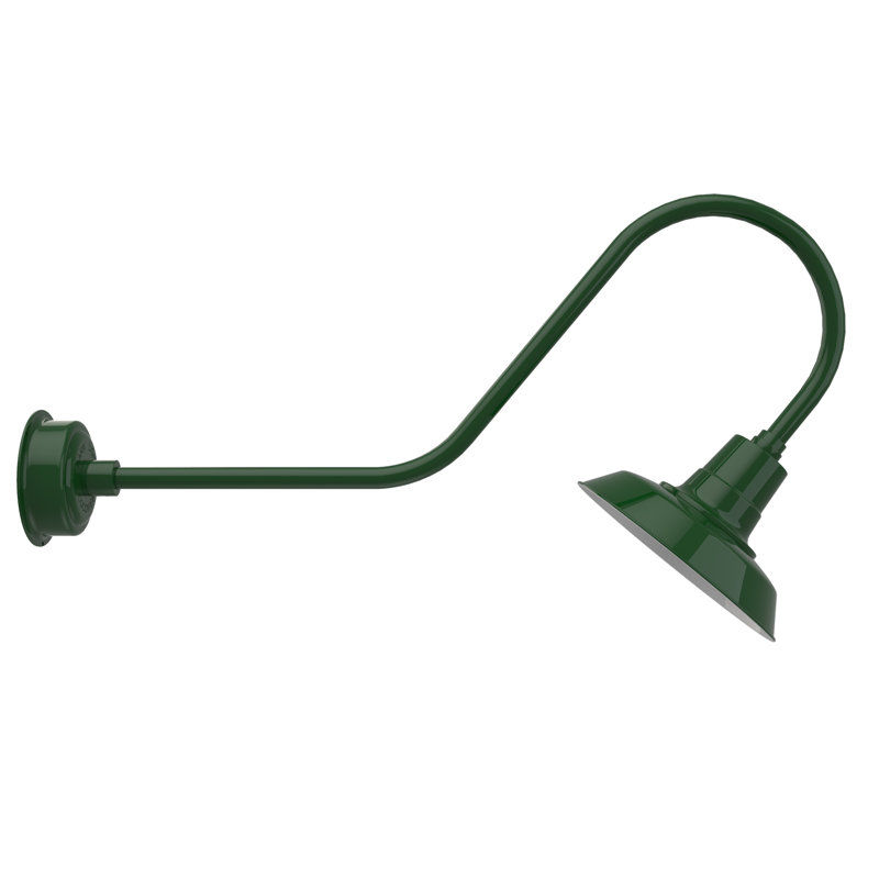 Haleigh LED Wall Light, 12" H x 12" W x 36" D, Vintage Green