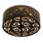 Rustic Lodge Glass Flush Mount