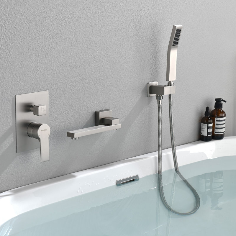 All-In-One Kit with Rough in-Valve, Brushed Nickel
