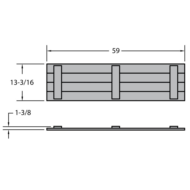 13.25'' Board & Batten Shutters, 59"